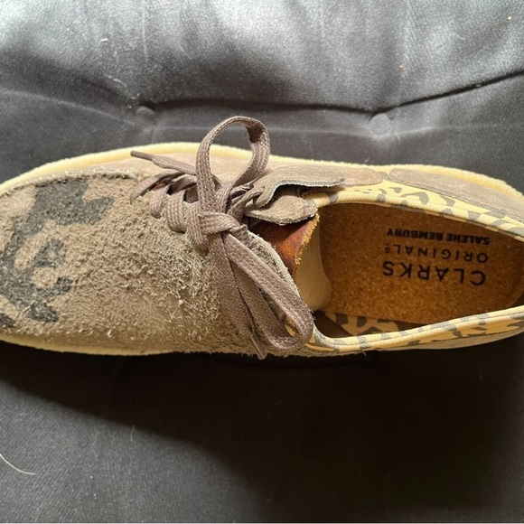 Salahe Bembury x Clarks Wallabee Mud Moss Lugger Cupsole Leopard New - Picture 2 of 3